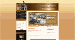 Desktop Screenshot of foxriverstatebank.com